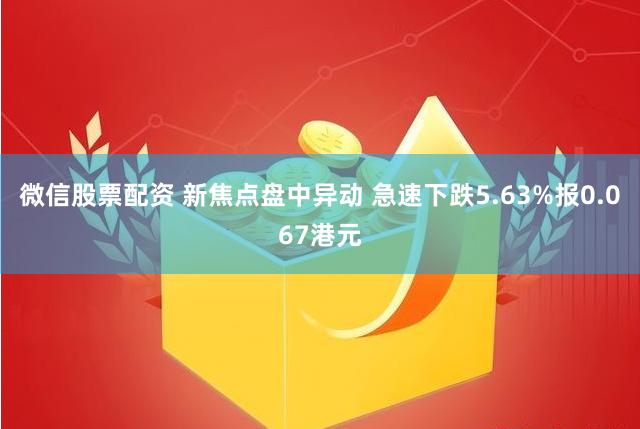 微信股票配资 新焦点盘中异动 急速下跌5.63%报0.067港元